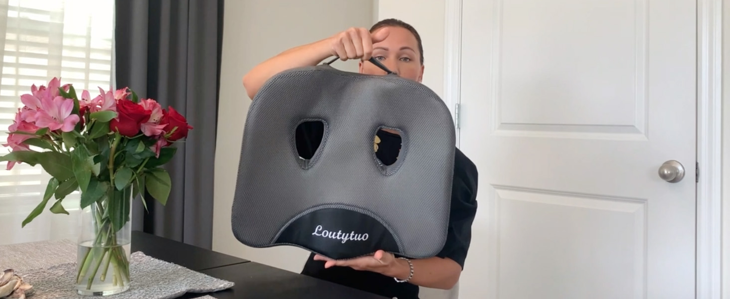 Amazon.com: LOUTYTUO Seat Cushion Pillow,100% Memory Foam and