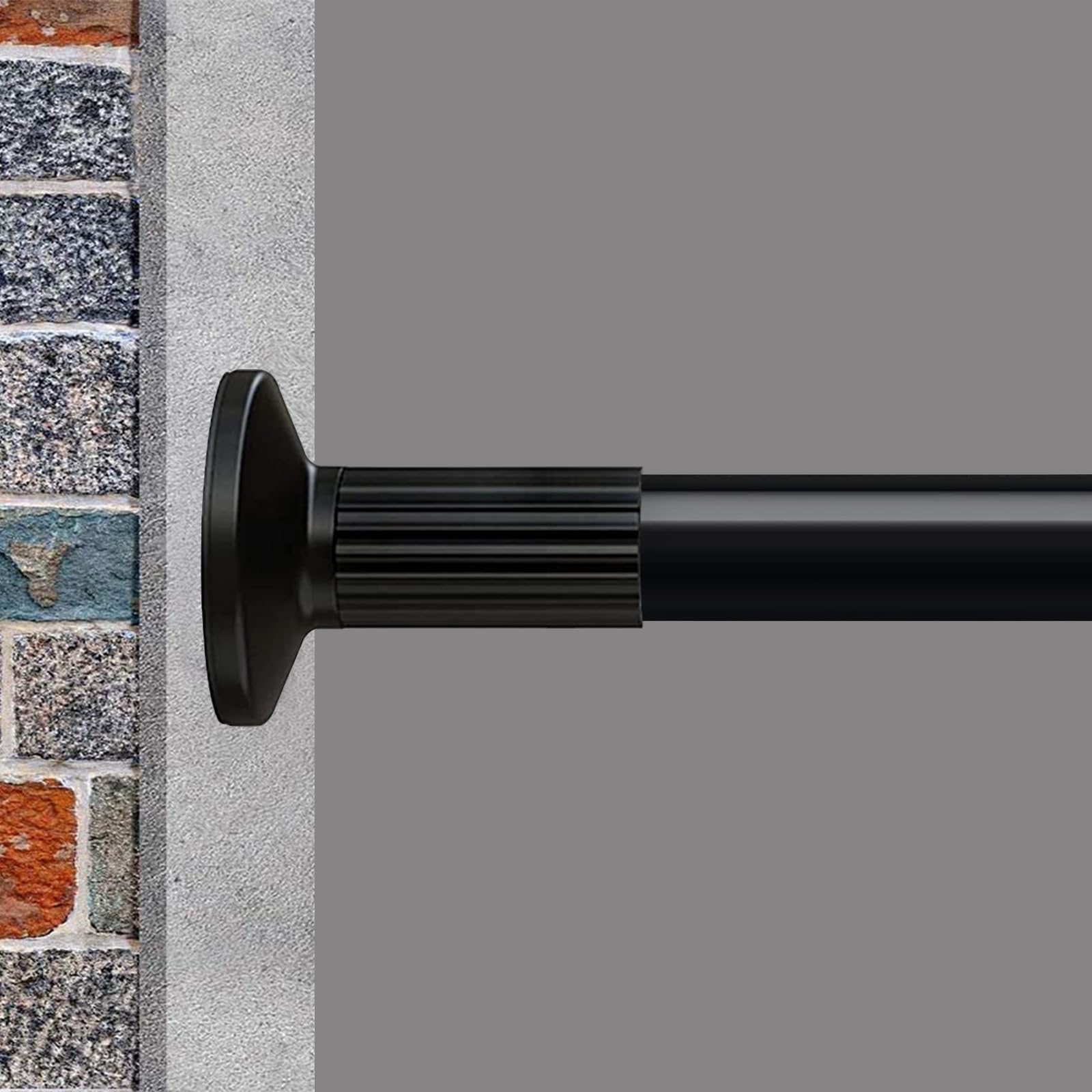 Tension Curtain Rod,Shower Curtain Rod,Room Divider,46-85 Inch,No Drilling,Rust-Resistant and No-Fall Down Premium Adjustable Tension Curtain Rod,Spring Curtain Rods,Tension Pole