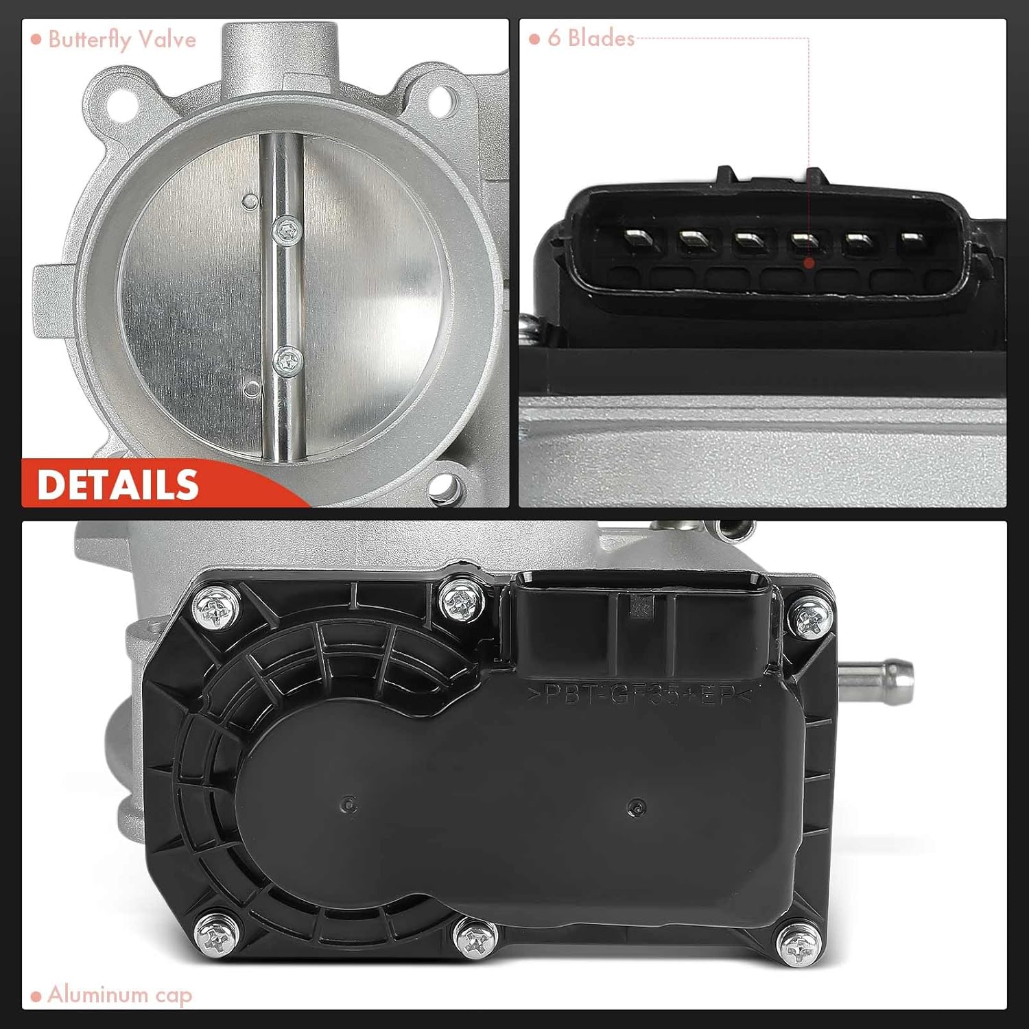 A-Premium Electronic Throttle Body Compatible with Kia Sorento 2019-2020, Sedona 2019-2021, Telluride 2021-2024, Cadenza 2017-2019 & Hyundai Palisade 2020-2024, 3.3L 3.8L