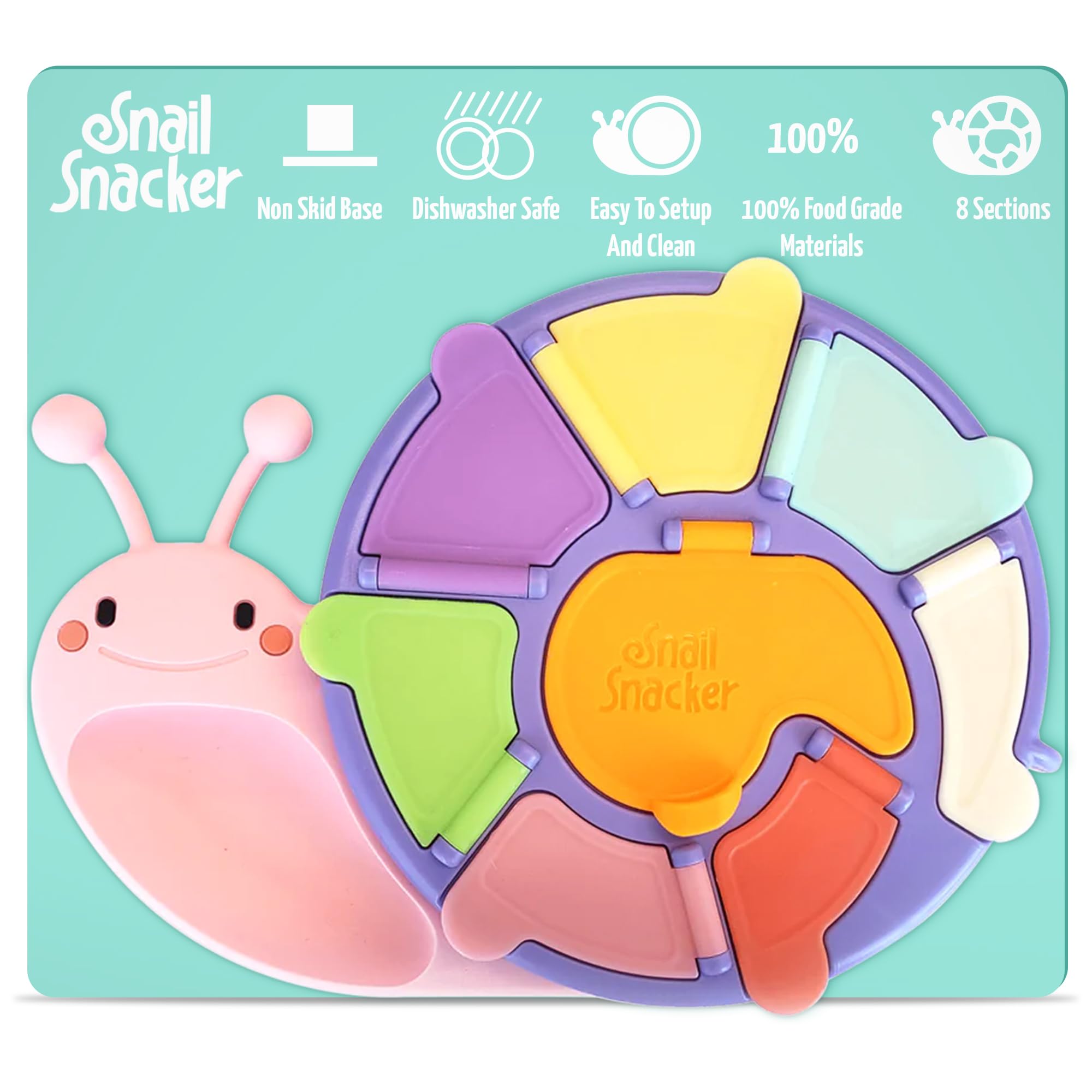 BoBaby Snail Snacker (Pink)