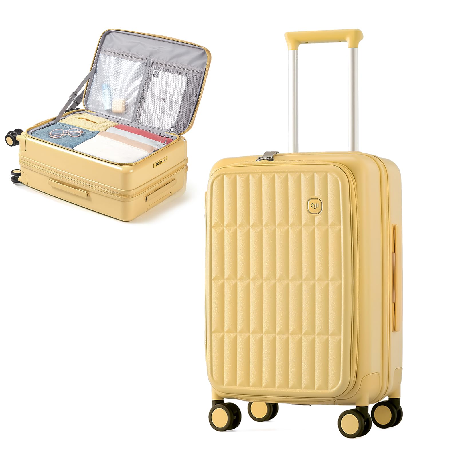 Amazon | [aji] アジエッグロールラゲッジ スーツケース キャリー