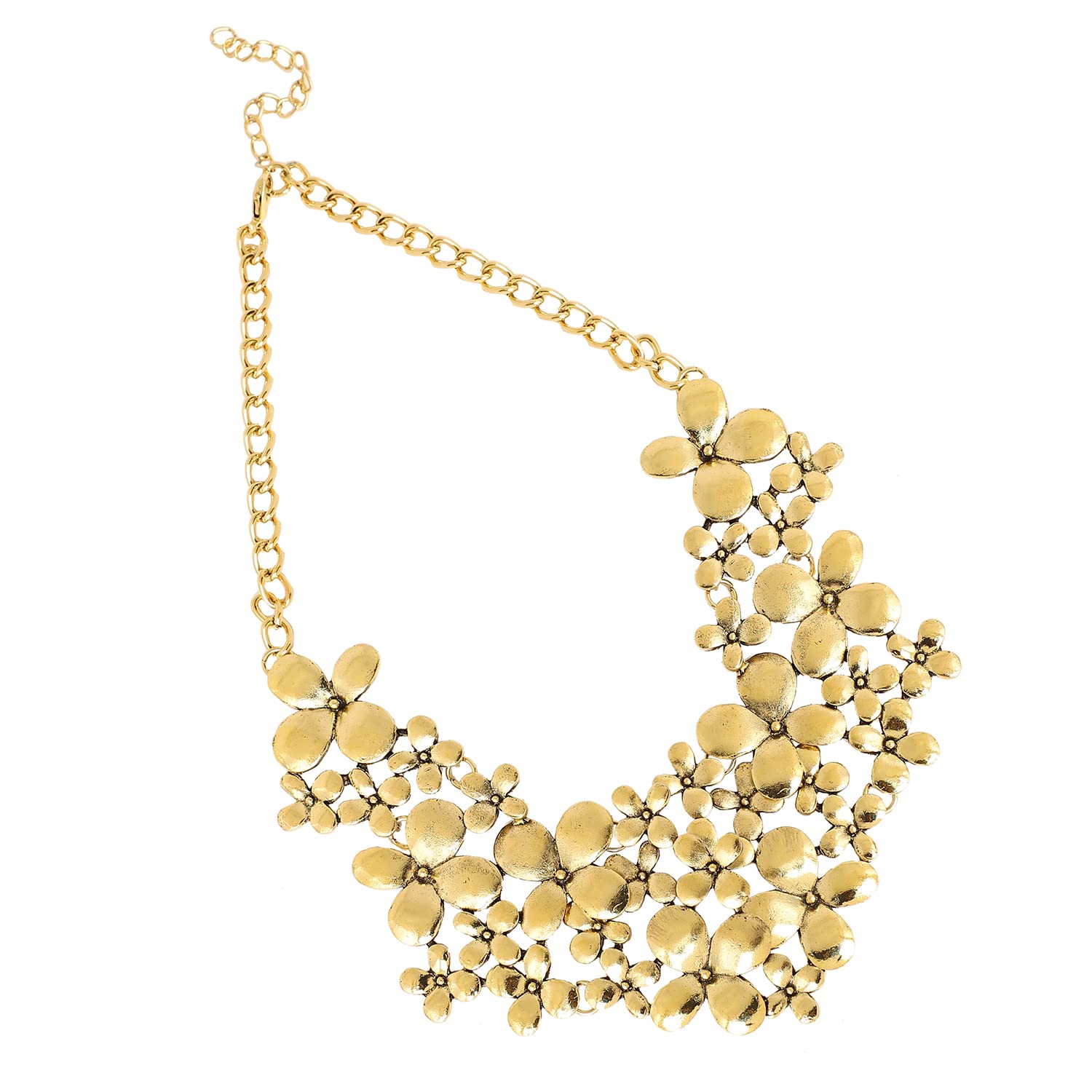 SOHI Rhinestones Designer Necklace, American Diamond necklace for women, choker necklace and Earrings, Indo-western jewellery for women, Crystal, Fashion jewellery, Alloy (B0BW611ZC7) Amazon Price History, Amazon Price Tracker