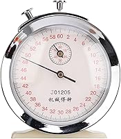 Vista 5 de Mechanical Stopwatch Round Dial 0.2s 60 Second Sports Timer Stopwatch for Physical Experiments Running Cycling
