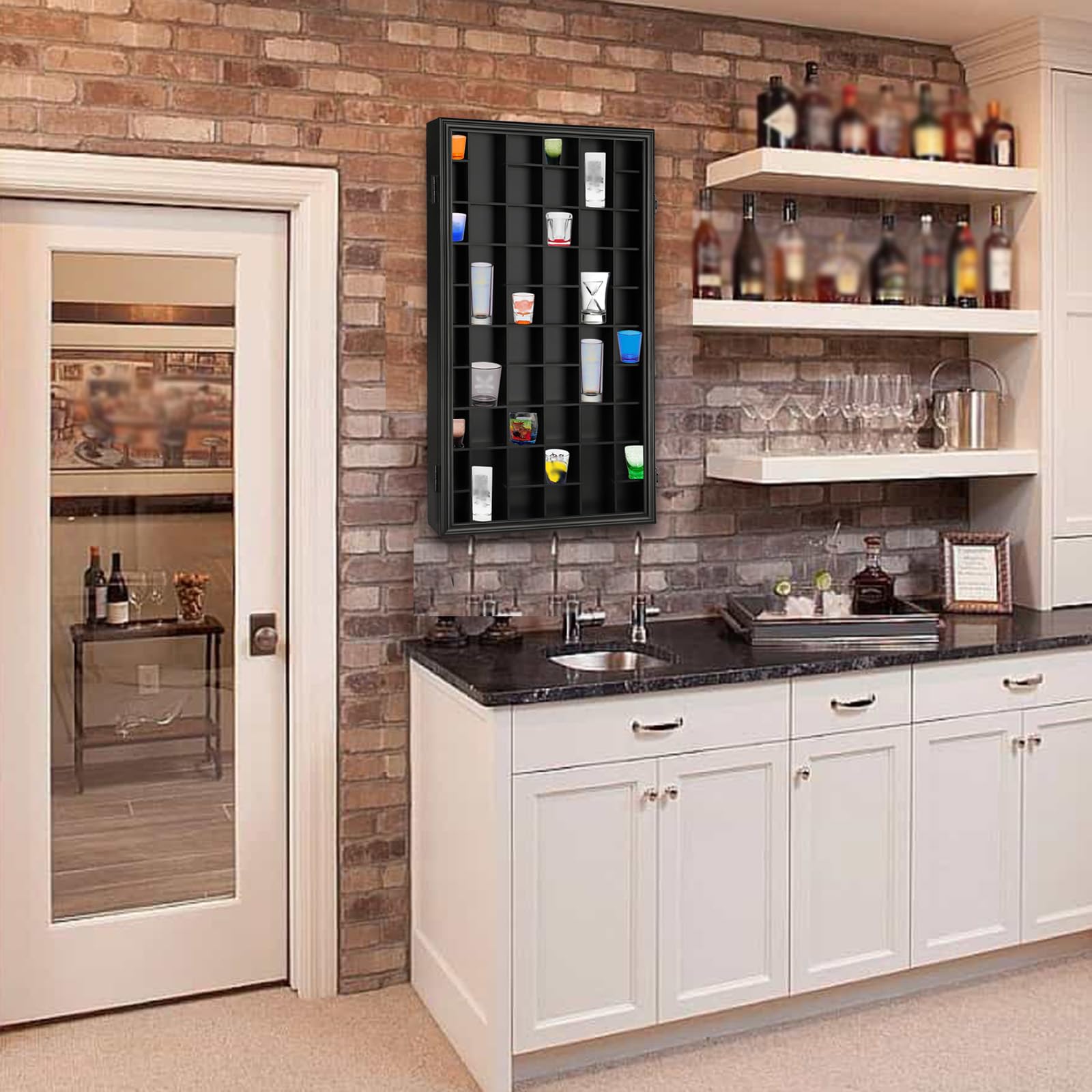 Sboitflmm Vitrine Pour 52 Verres à Liqueur – Support Pour Verres à