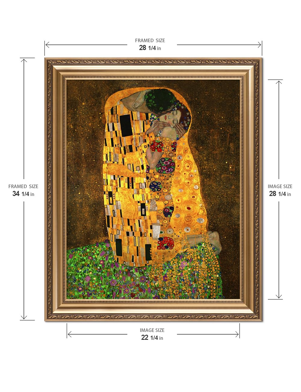 Amazon.com: DECORARTS - The Kiss by Gustav Klimt. The World