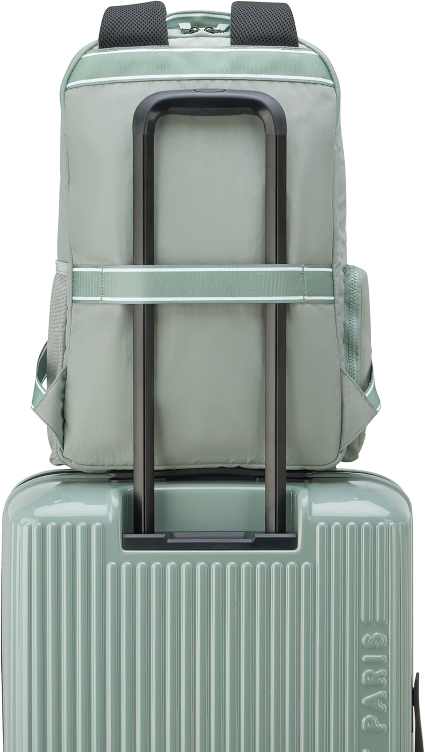 florence by mills Carefree Carry Laptop Travel Backpack, Sage Green - Image 6