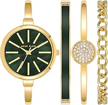 Anne Klein Women's Bangle Watch and Bracelet Set