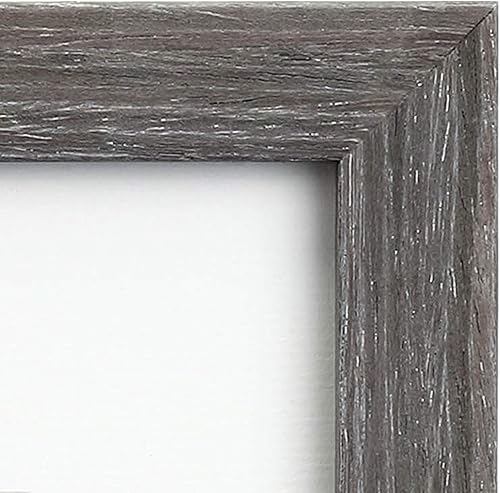 Miniatura 4 de DEMDACO Sharon Nowlan From This Moment - Marco de fotos clásico de madera y guijarros de cristal, 17 x 14 pulgadas, color blanco