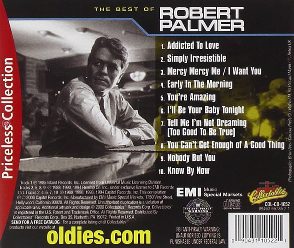 Amazon.co.jp: The Best of Robert Palmer: ミュージック