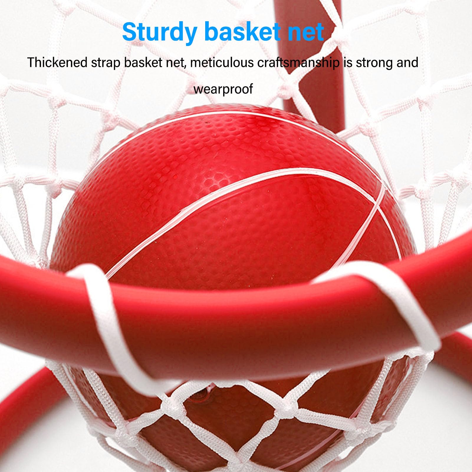 EMUKOEP Giochi d'Acqua Estivi All'aperto Piscina Giocattolo Canestro da Basket Giocattoli con Pompa per Palline, Lunga Durata, Plastica, Feste di Compleanno