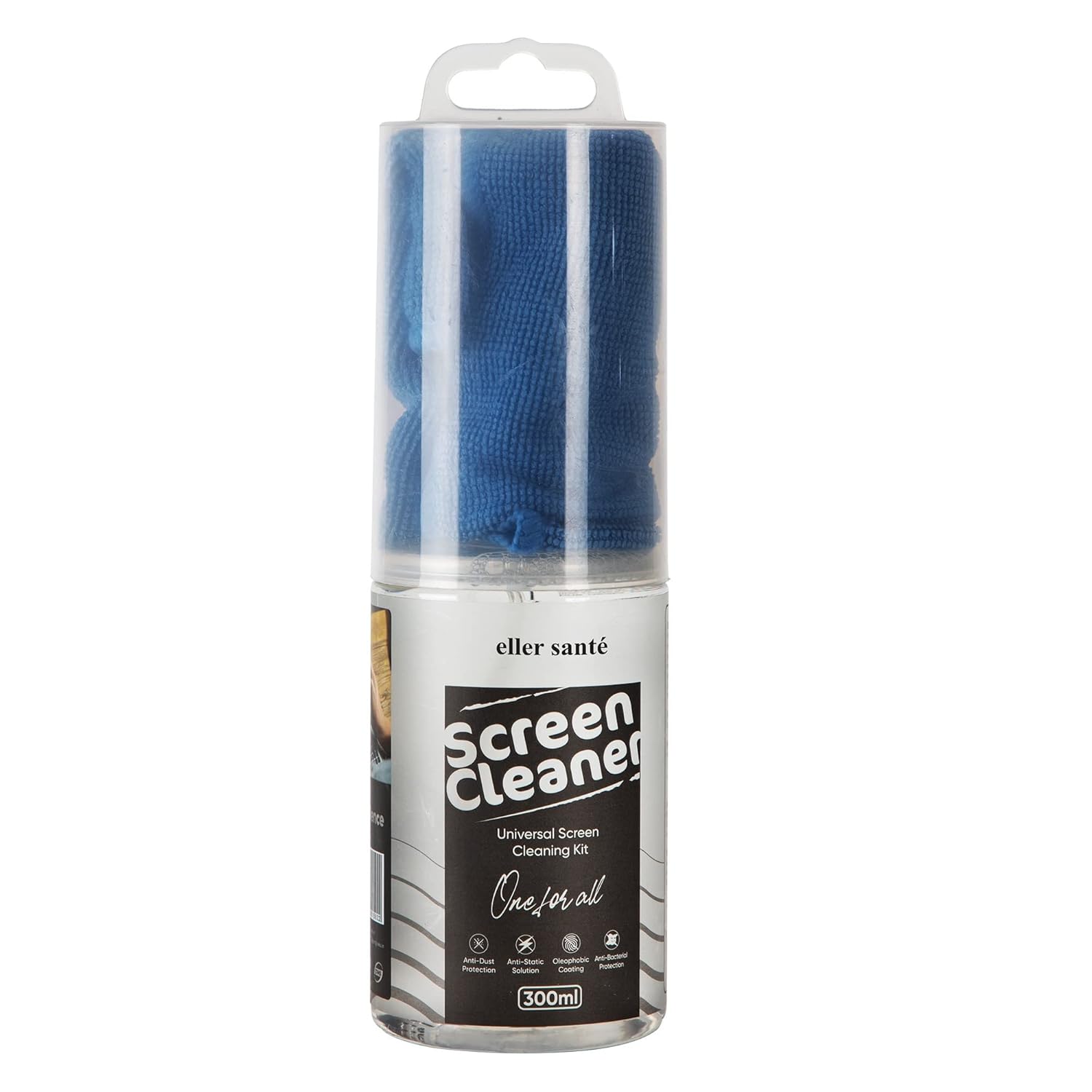 eller santé® Professional 2in-1 HD Screen Cleaner Spray with Microfiber Cleaning Cloth for Camera, Lens, LCD, Binocular, Laptop, TV, Monitor, Smartphone, Tablet and More (300ML) eller santé® Professional 2in-1 HD Screen Cleaner Spray with Microfiber Cleaning Cloth for Camera, Lens, LCD, Binocular, Laptop, TV, Monitor, Smartphone, Tablet and More (300ML)