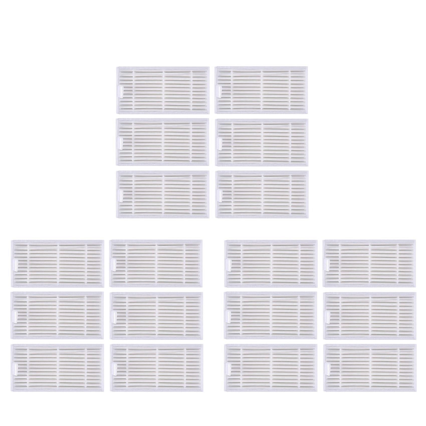Hndhbfgrt 18PCS Sponge Hepa Filter Robot Vacuum Cleaner Parts for V55 V50 V5 V5S V3 V3S V50 Pro X5 Accessories