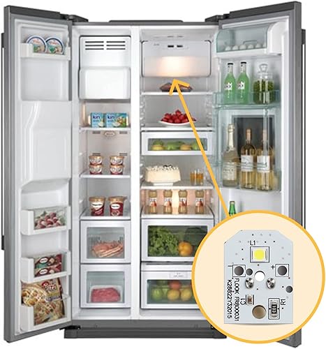 Miniatura 8 de WR55X11132 Reemplazo de lámpara LED para refrigerador, se adapta al módulo de luz LED GE refrigerador, reemplaza WR55X25754 WR55X30602 WR55X26486,