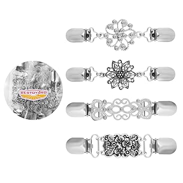 VALICLUD 3 STÜCK Frauen Pullover Clips Kreative Legierung Diamant