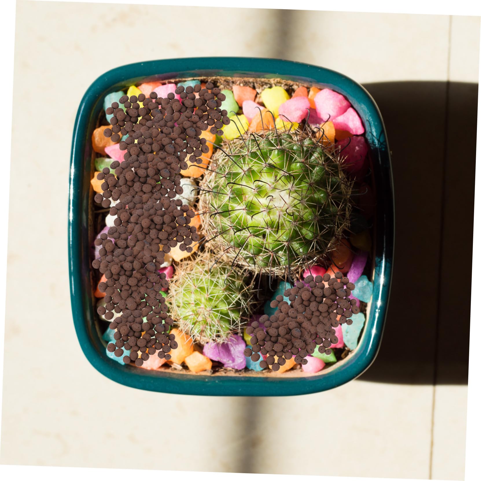 VANZACK 2taschen Blähton Blumentopf Dekoration Atmungsaktives Material Garten Werkzeug Blumen Pflanzen Zubehör Blumentopfdekoration Blumenpflanzzubehör