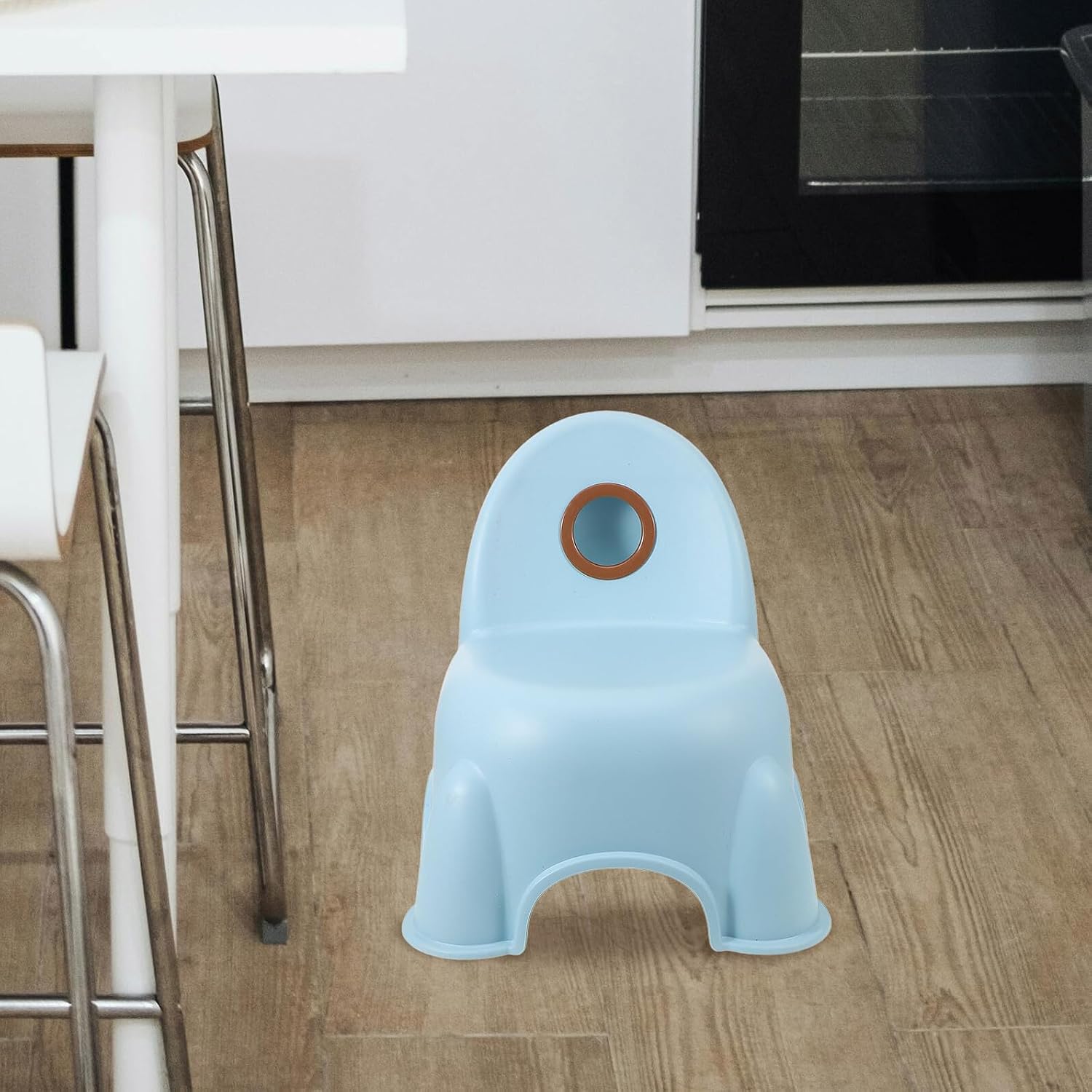 Thickened Plastic Stool Nonslip Kindergarten Seat for Boys and Space-Saving Step Stool for Home Use