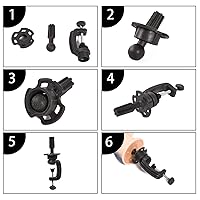 Vista 9 de Cabeza de maniquí de pelo largo de 66-71 cm con 60% cabello real, para práctica de peluquería y cosmetología, con abrazadera y 9 herramientas - #27