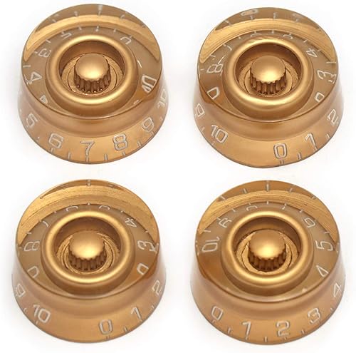Metallor Perillas de control de tono de volumen de velocidad para guitarra eléctrica, compatibles con Les Paul LP estilo guitarra eléctrica piezas