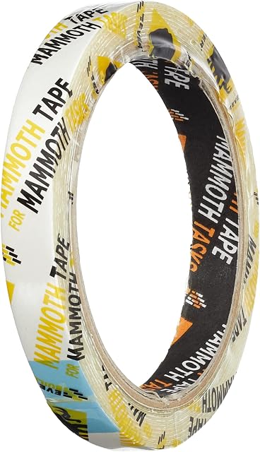 Everbuild Mammoth Powerful Grip Tape, Reinforced Double Sided Tape, Clear, 12 mm x 2.5 m