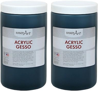 Handy Art Acrylic Black Gesso 32 oz
