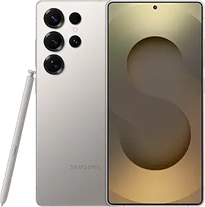 SAMSUNG Galaxy S25 Ultra, 256GB Smartphone, Unlocked Android, AI Night Mode Camera, Snapdragon 8 Elite Fast Processor, 5000mAh Battery, Built-in S Pen, 2025, US 1 Yr Warranty, Titanium Gray