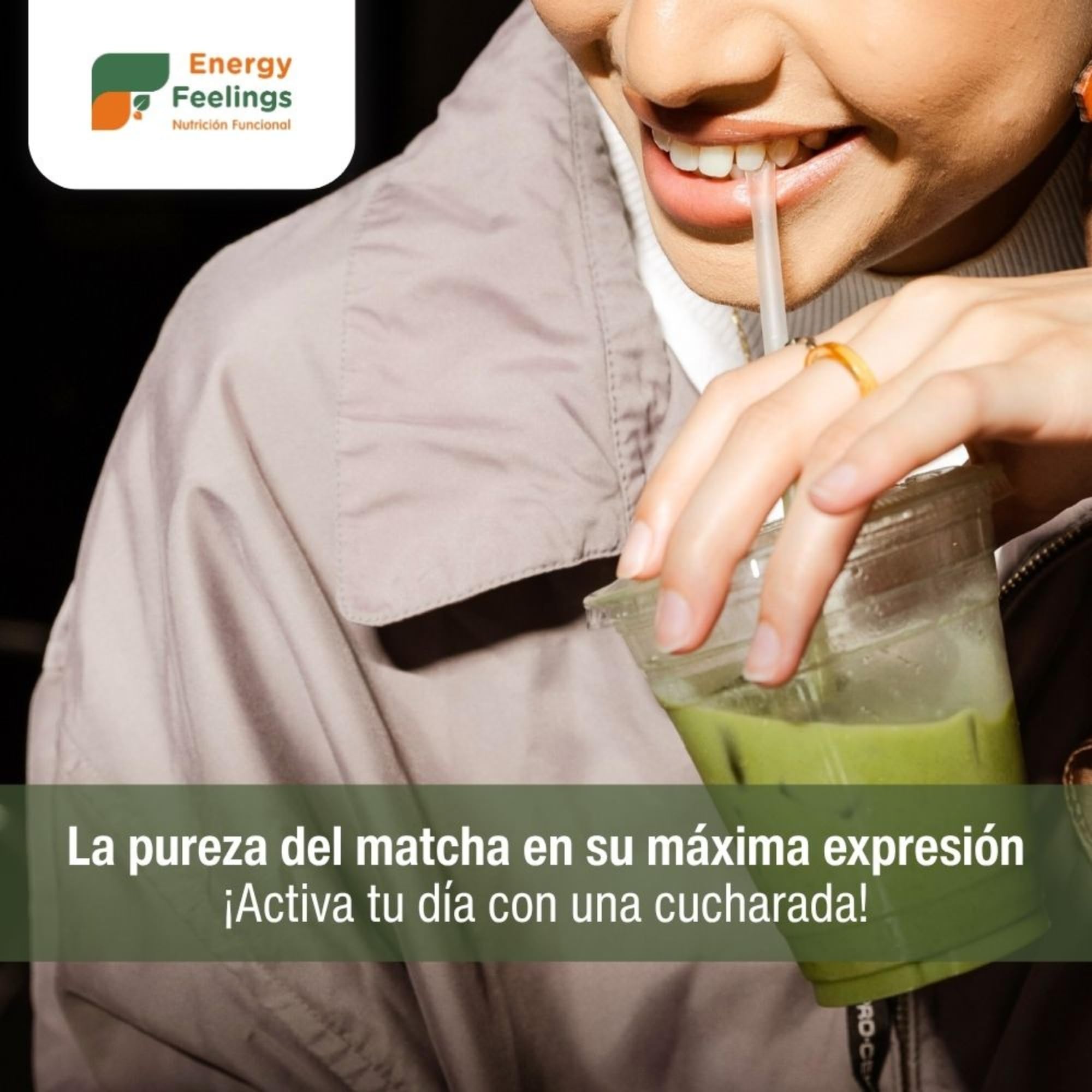 Energy Feelings Té Matcha en Polvo Premium 200g, Té Verde Matcha Japonés Orgánico Puro, Rico en Antioxidantes Naturales, Green Tea Powder, Ideal para Latte, Vegano, Sin Gluten, Sin Lactosa