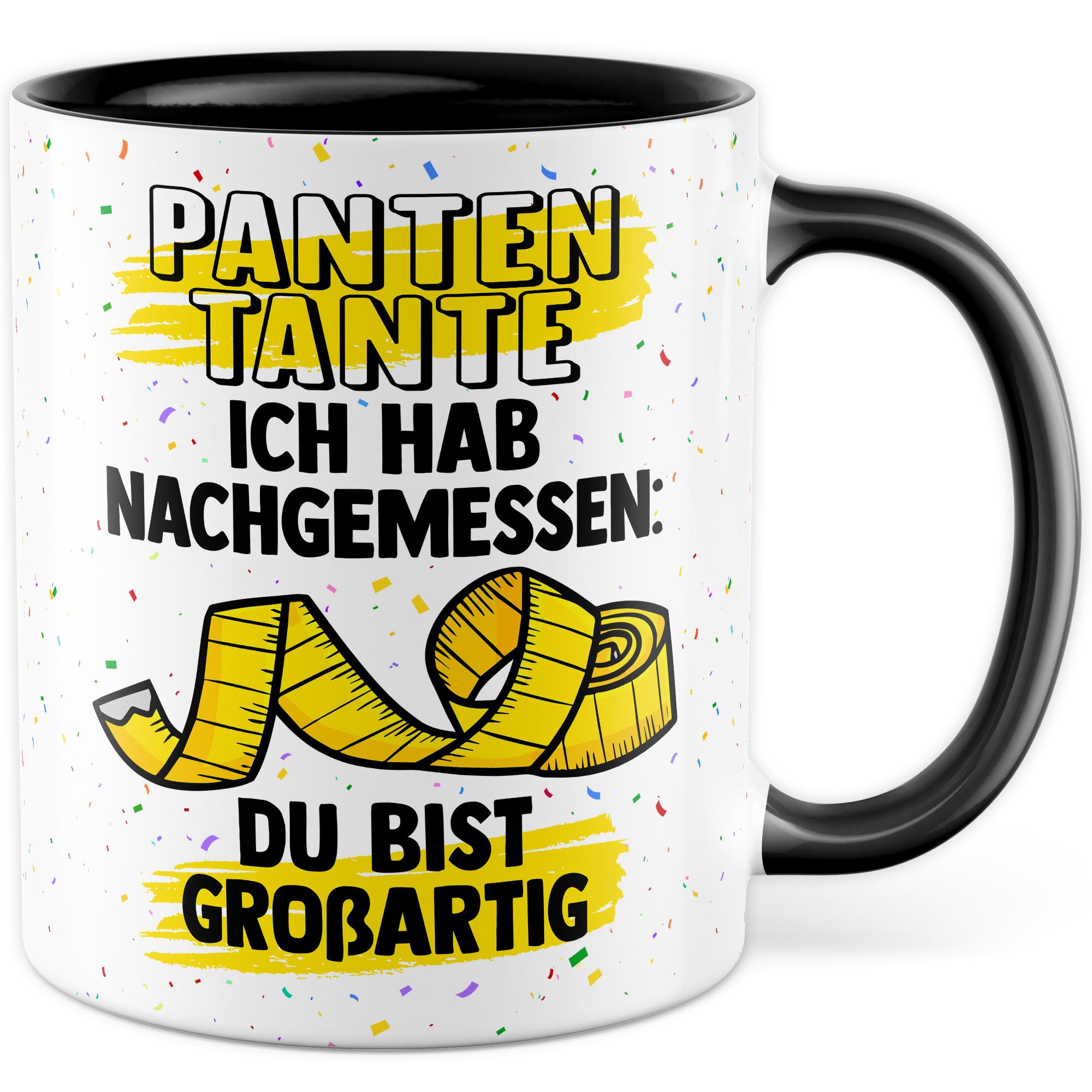 Tazza da caffè con scritta in lingua tedesca ufficiale, regalo divertente, tazza da caffè come idea regalo, tazza o tazza da 330 ml, bianco e nero