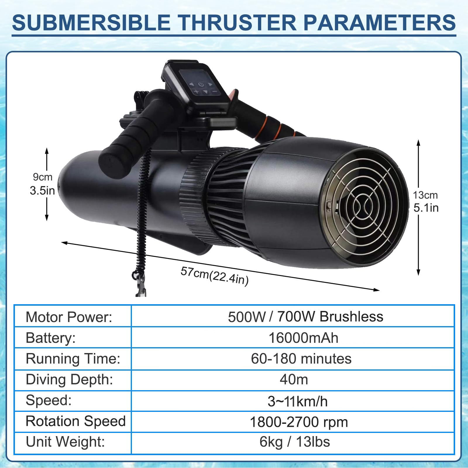 Barca Gonfiabile Motorizzata 500W/700W 16A con Motore Brushless 700W | Design Pieghevole con Propulsore Rimovibile, Pagaia e Kit Riparazione per Famiglie, Coppie e Vacanze Estive