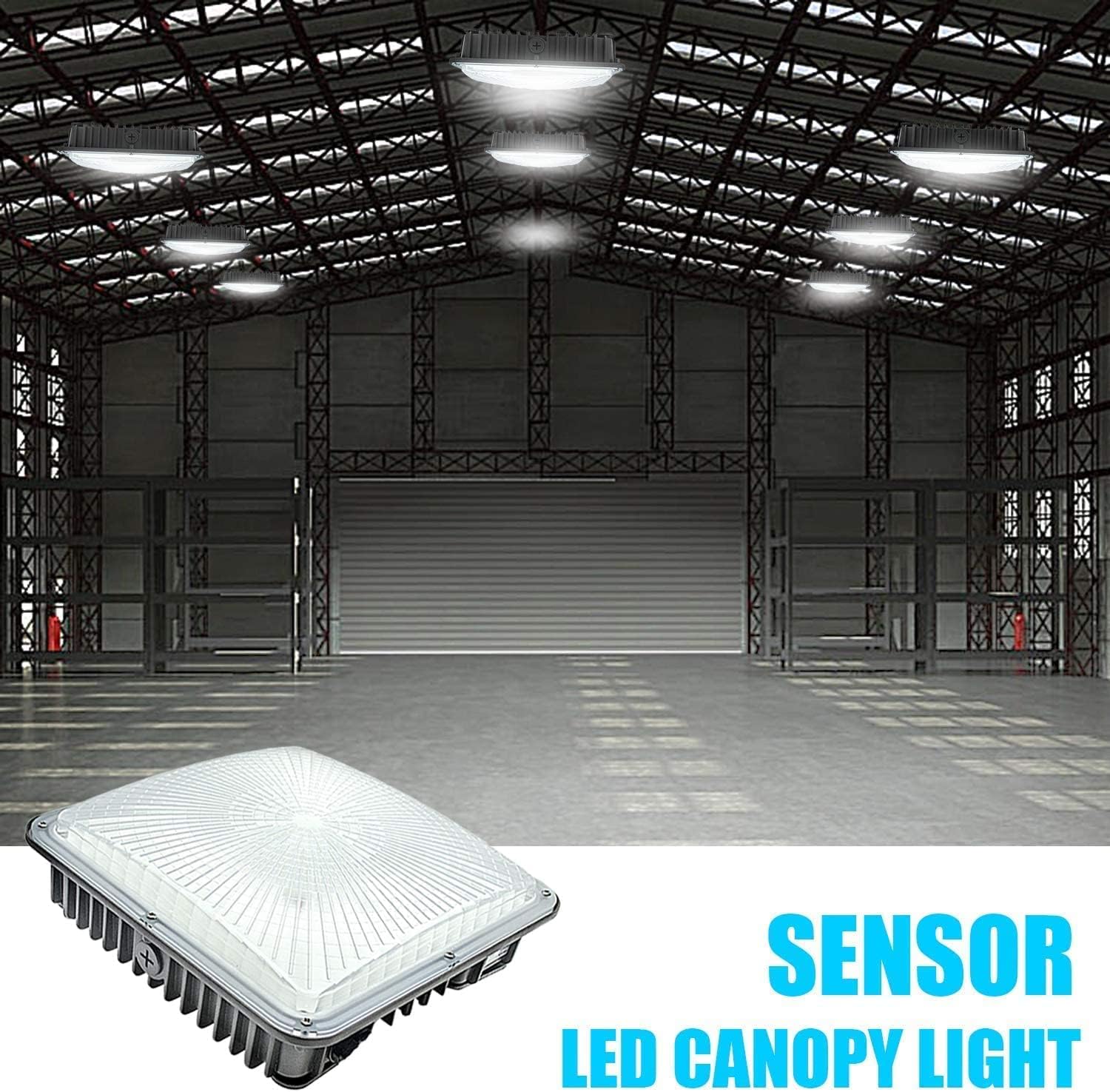 Blасk Frіdау - 70% оƒƒ LED Canopy Light 70W 2 Pack, 8400 Lumens, 5700K Cool White,100-277VAC, 350W HPS/MH/HID Replacement, for Commercial Lighting