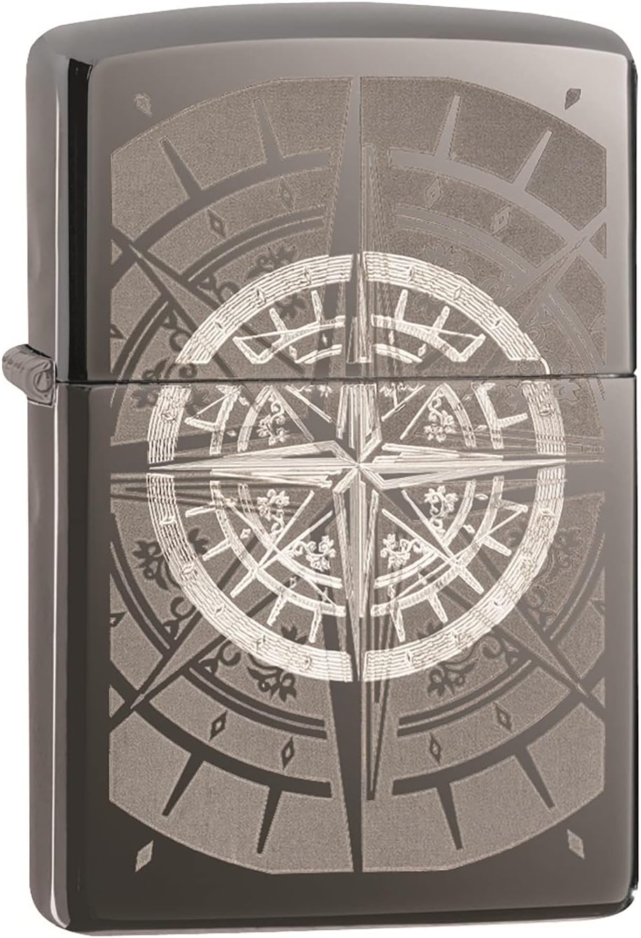 Zippo Black Ice Compass Lighter