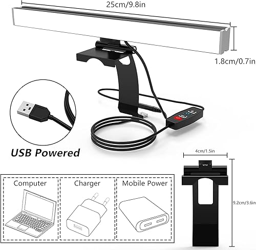 Miniatura 5 de Iluminación de videoconferencia LED para cámara web, luces de transmisión para computadora portátil, luz para videoconferencia, iluminación de zoom