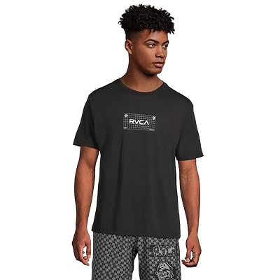 RVCA Brand Grid Short Sleeve Men