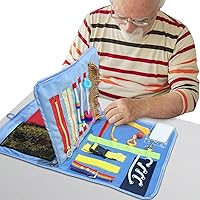 Vista 1 de Manta antiestrés para adultos con demencia, actividades de demencia para personas mayores, Alzheimer y terapia de demencia, ayuda a la manta