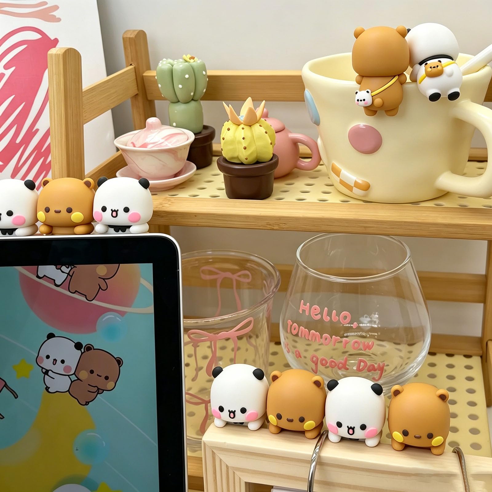 Purpledi 50 stuks Squishies Kawaii zachte siliconen speelgoed, anti