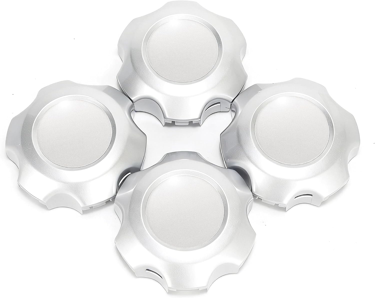 4Pcs 119mm(4.69in) Wheel Center Caps Wheel Rims Replacement 42603-35830 Silver Hub Caps, Compatible with 2004-2009 4RUNNER Rim Caps