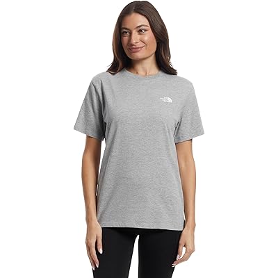 The North Face Evolution EMB Relaxed Short Sleeve Tee tnf pale grey heather