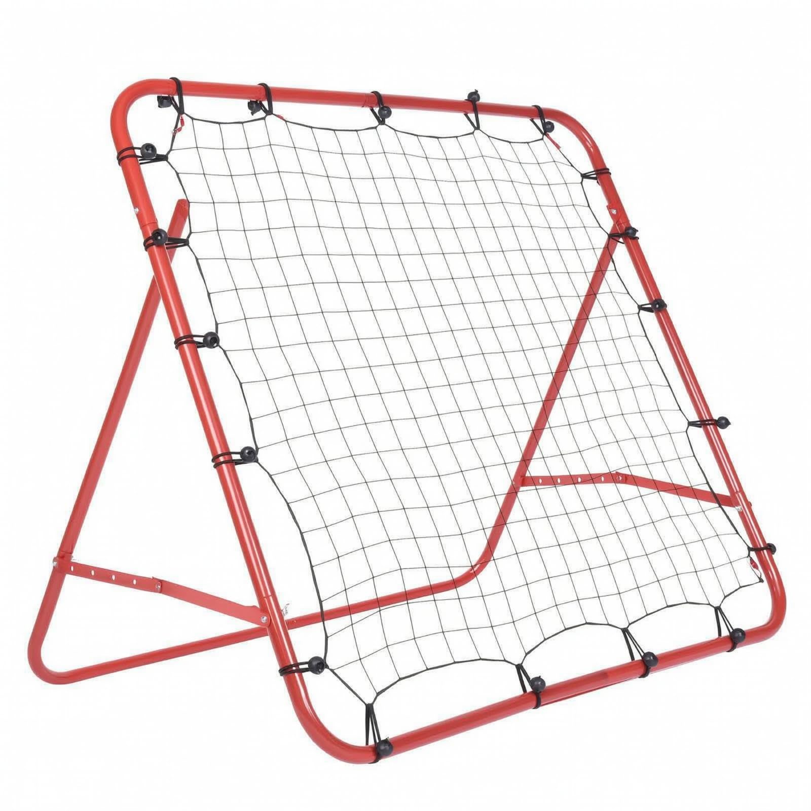 Rebounder Calcio XXL Rete da Risposta | Autoportante, Rebounder da Calcio, Stabile, Rimbaltore con Base, per Giardino, Bambini