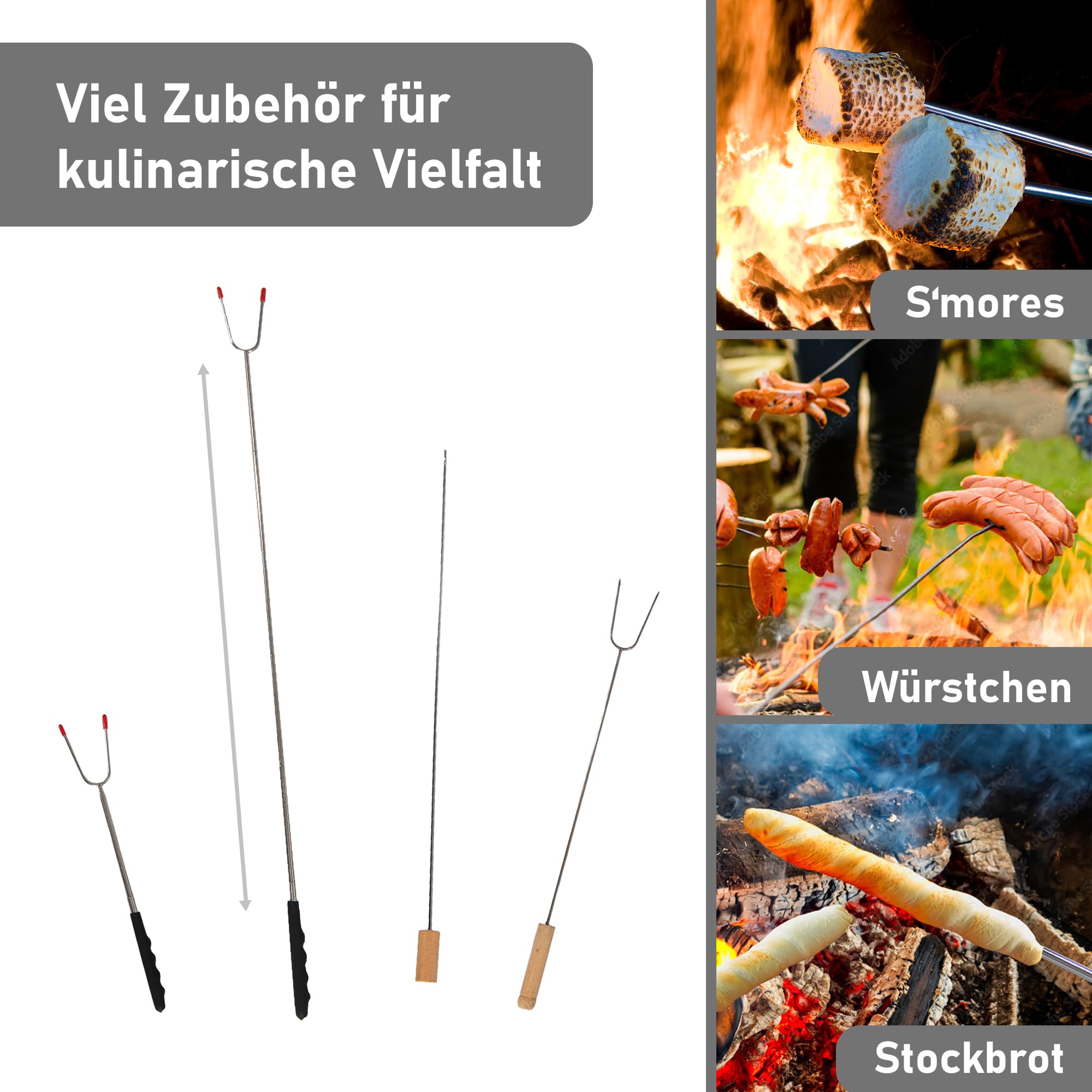 LEMODO Schwenkgrill mit Feuerschale, Dreibein Grill mit Grillrost, Hängegrill mit Gulaschkessel, 3 Bein Grill für BBQ, Grillgestell für Gulaschtopf, Holzkohlegrill mit Zubehör