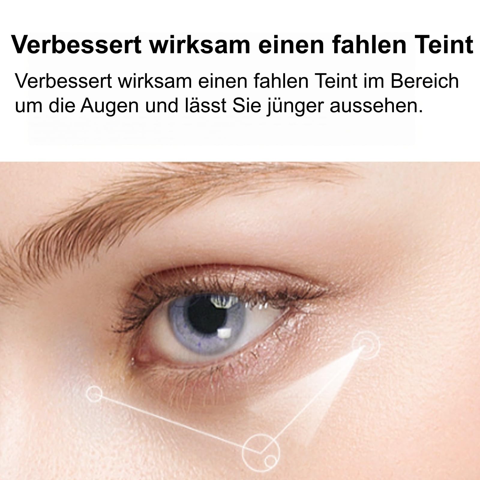 Seloura Straffende Augencreme,Anti-Falten Augenpflege gegen Augenringe, Tränensäcke & Schwellungen