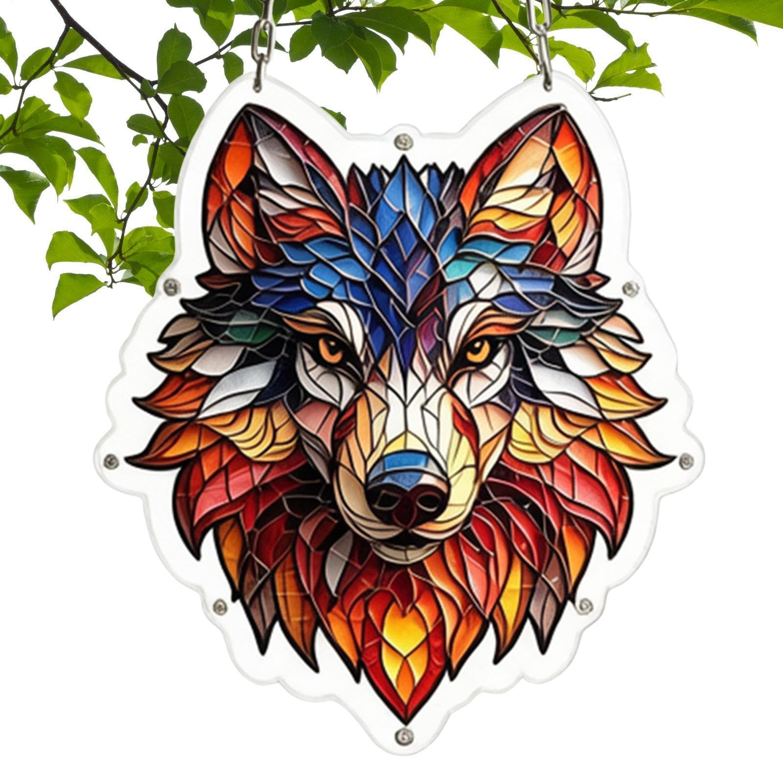 Lobo acrílico para jardín que soluciona la falta de vida en patios y terrazas