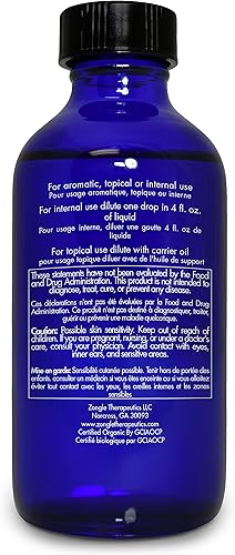 Miniatura 3 de Zongle - Aceite esencial de tomillo orgánico certificado por USDA seguro de ingestar tomillo vulgaris 1 onza