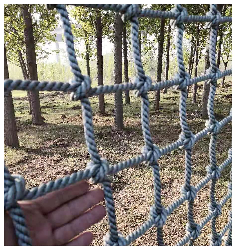 Red de seguridad infantil para parques infantiles: red de escalada, escalera de cuerda de roca, juegos de columpios, valla de protección para balcón, cuerda tejida de malla de 6 mm, decoración de