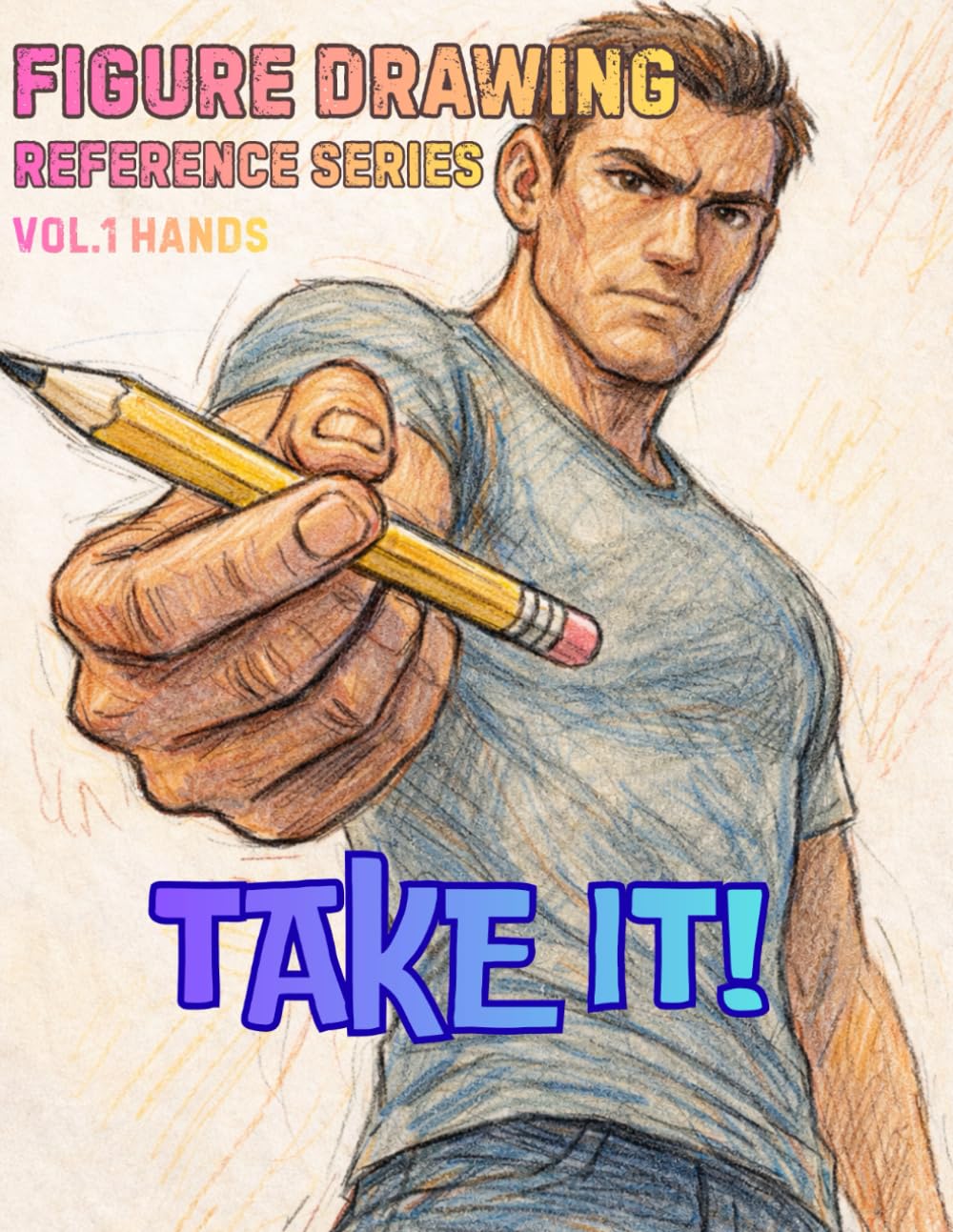 Figure Drawing Reference Series: Hands – Life-Size Photo References for Artists / Sketchbook for Drawing Practice and Anatomy Study