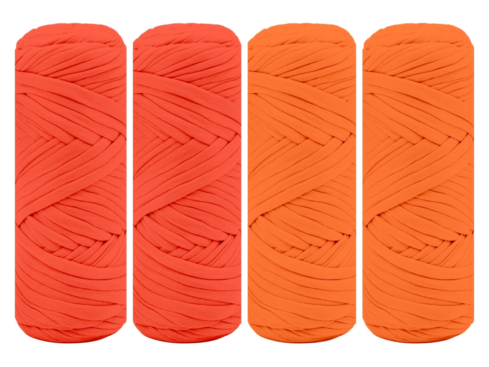 Maxee 400g T-Shirt Garn – 2 er Pack (je 200g/75m), Weiches Beilaufgarn zum Häkeln & Stricken – Farbintensiv & pflegeleicht, Ideal für Häkeltaschen/Körbe/Teppiche DIY Projekte, Handarbeiten und Deko