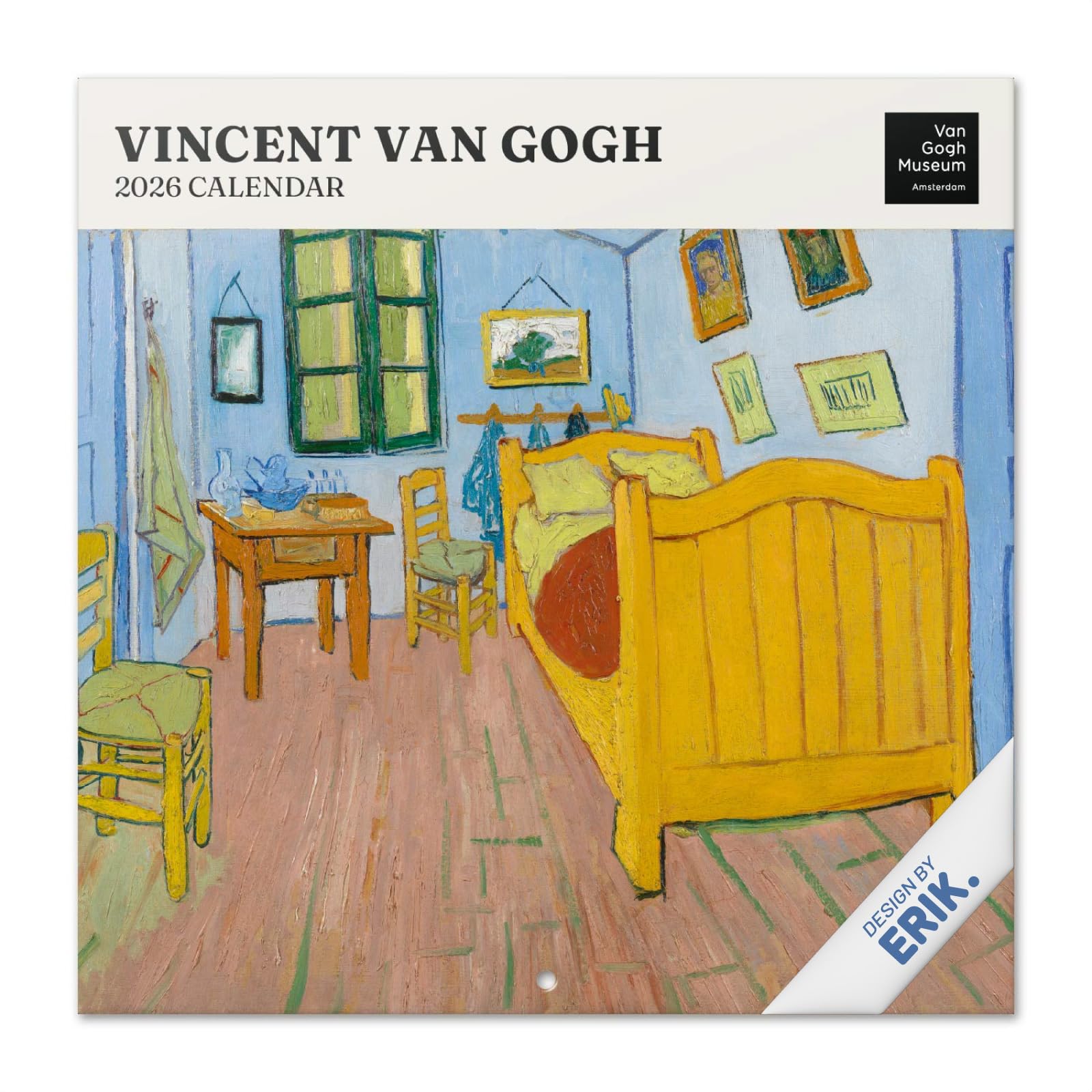Grupo Erik Wall Calendar 2026 - Van Gogh Calendar 2026 | Square 30 x 30 cm - 12 x 12 inches Wall Planner, Family Planner Month To View | Van Gogh Gifts, Art Gifts For Friends