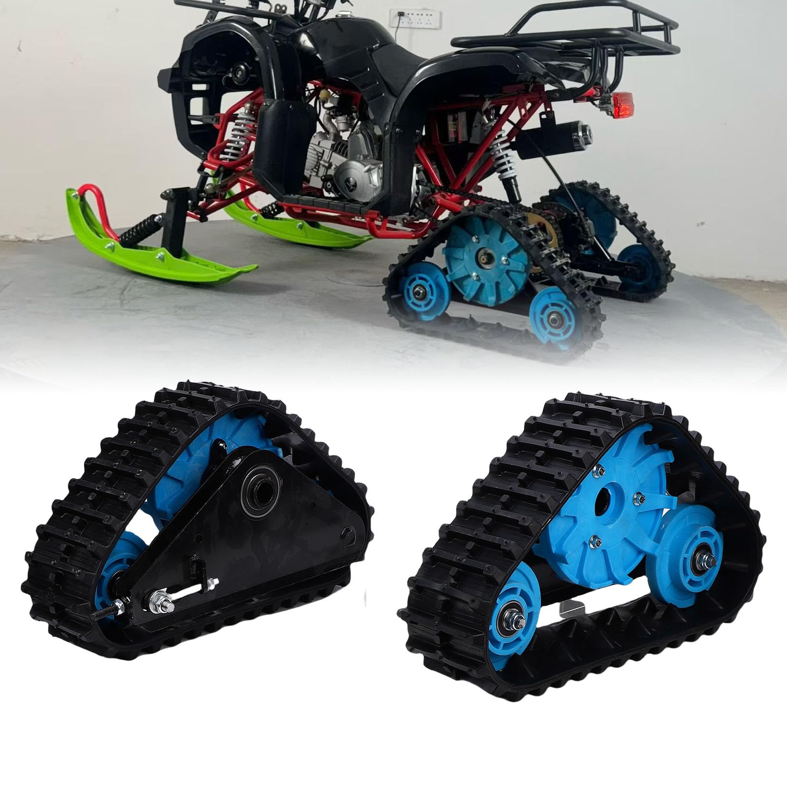ATV Śnieżne Gąsienice Stop Metalu ABS