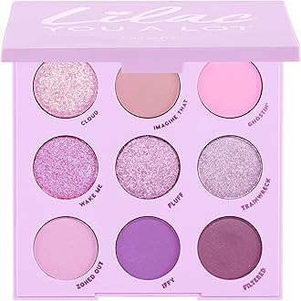ColourPop Lilac You A Lot Shadow Palette - Purple Shadow Palette with Metallic and Matte Finishes - High-Pigment Makeup with a Long-Wearing Formula (0.3 oz)