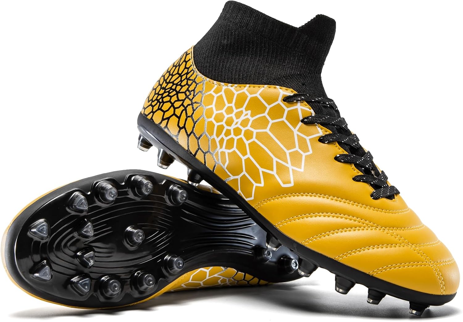 Men's Womens High-top Slip-on Soccer Cleats
