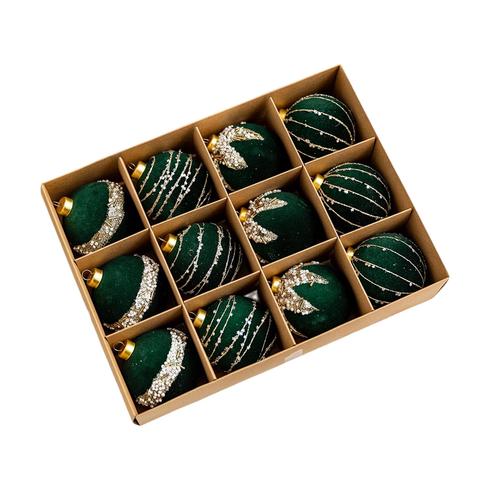 Tfaoys D 12Pcs Christmas Tree Ecorations Set Festival Hanging Ball For Home Holiday Party Tabletop Ecors Christmas Ball Ornament Set