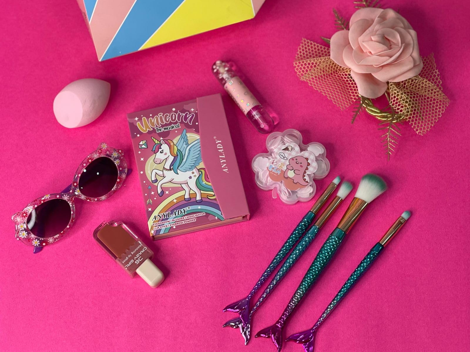 Magic World by Kajal Kids Makeup Kit for Girls, Princess Real Washable Cosmetic Set with Pallete Mirror, Glasses & much more Non-Toxic & Safe, Birthday Gifts for 3 4 5 6 7 8 9 10 11 12 13 14 15 16 Years Old Girls Kids (B0CWZ2J955) Amazon Price History, Amazon Price Tracker